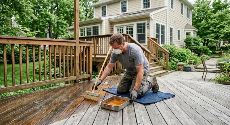 Concrete Deck Sealing in Renton, WA