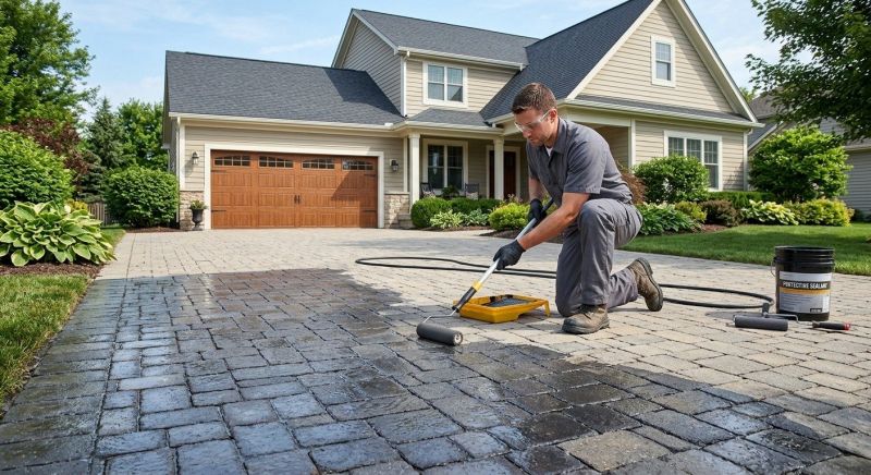 Concrete Walkway Sealing in Gig Harbor, WA