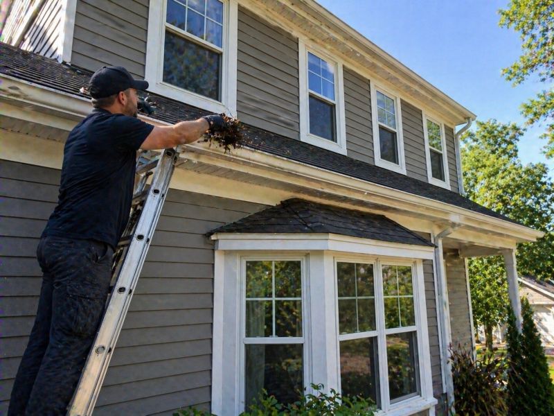 Downspout Blockage Removal in Pittsburgh, PA