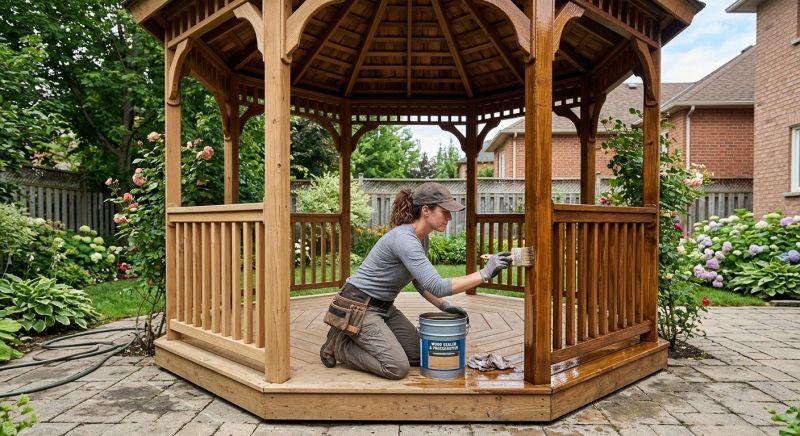 Gazebo Sealing in Seattle, WA
