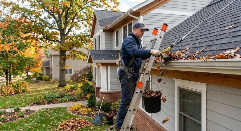 Gutter Leaf Clearing in Longmont, CO