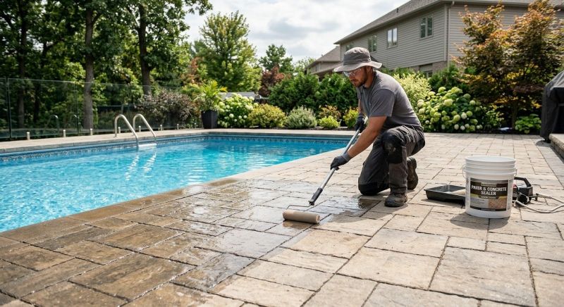 Stamped Concrete Sealing in Puyallup, WA